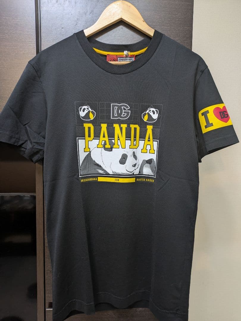 Dolce & Gabbana 呪術廻戦コラボ パンダ Tシャツ ブラック
