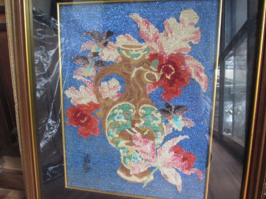 手織綿の作品