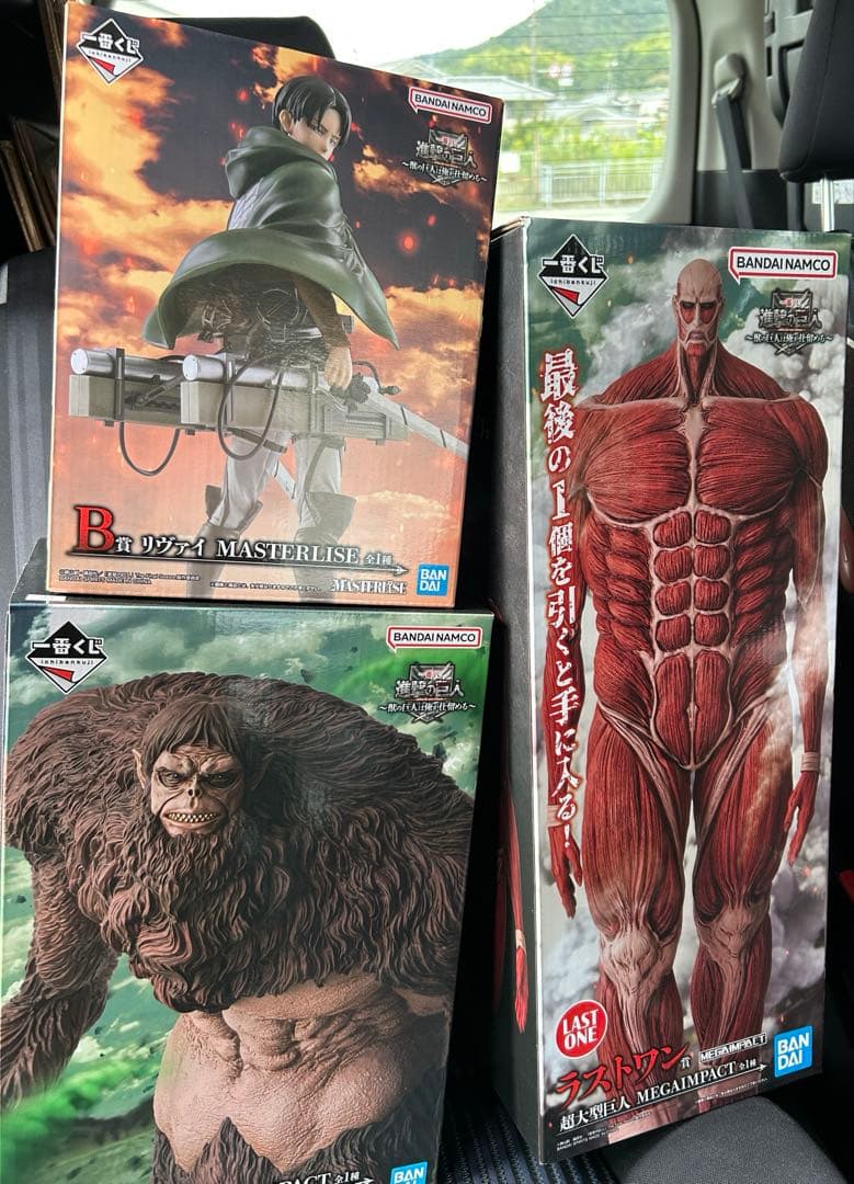 一番くじ　進撃の巨人　ABラストワン賞　フィギュア　コンプリートセット　新品