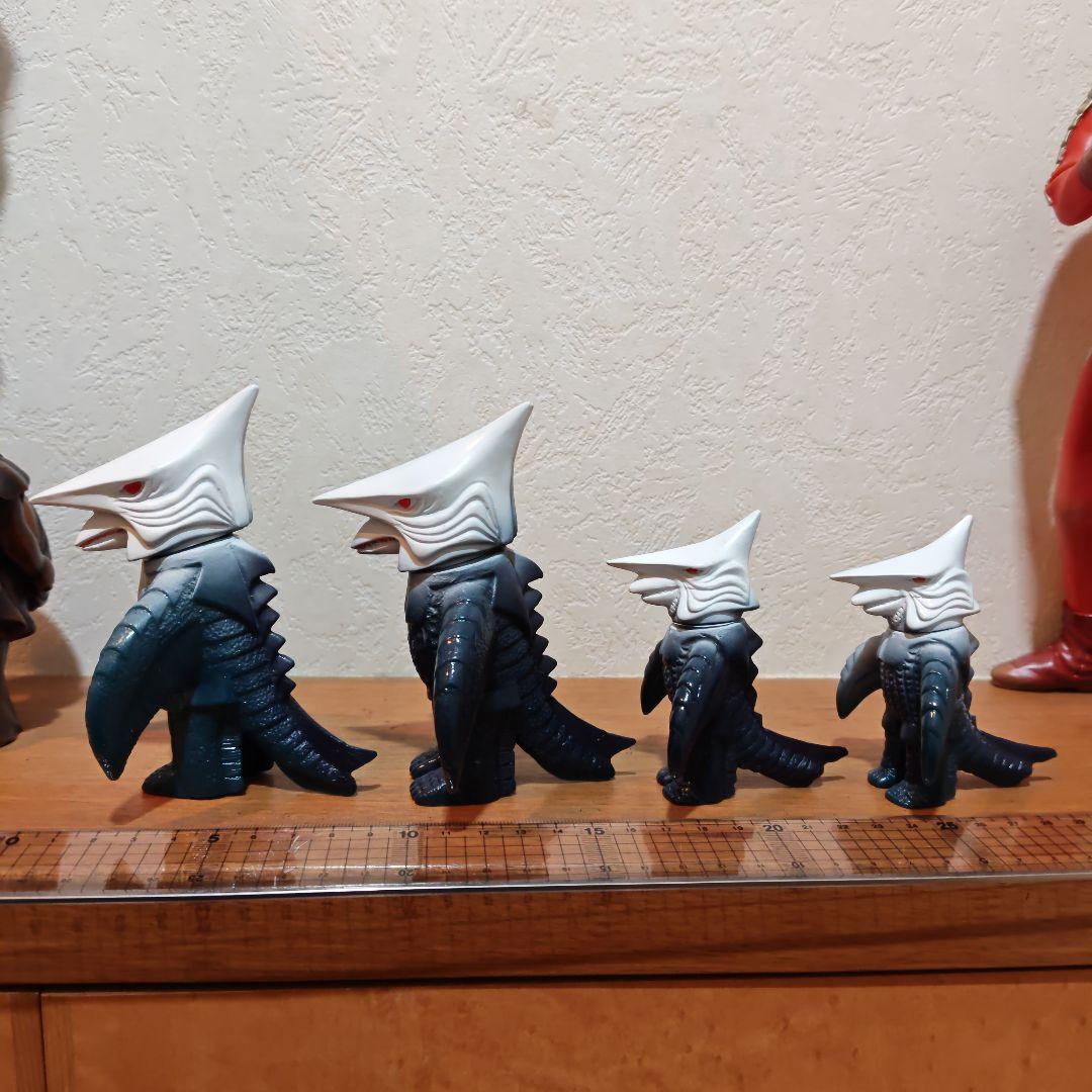 【ジグラDXミドル・ミニ４体セット】怪獣愛蔵組 ☆ガメラ☆ 希少怪獣ソフビ©大映