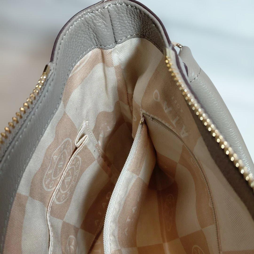 週末セール　美品　ATAO アタオ ウィークエンド 2way ショルダー トープ