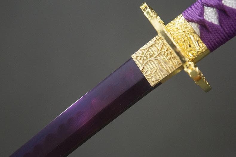 紫川太刀 日本刀 模造刀 居合刀 武士道 武蔵 鑑賞用 手鍛造打