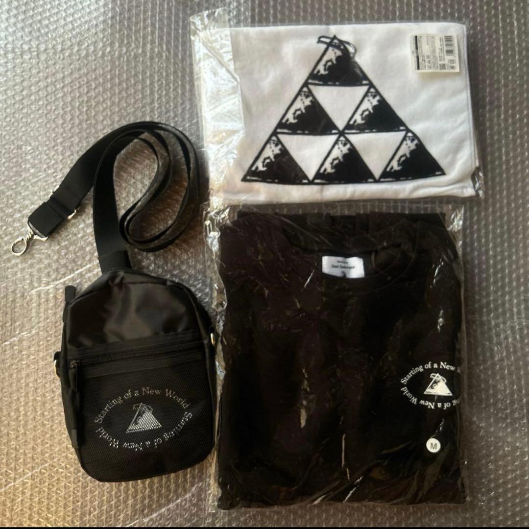 桜田通　スウェットシャツ、タオル、ショルダーバッグ