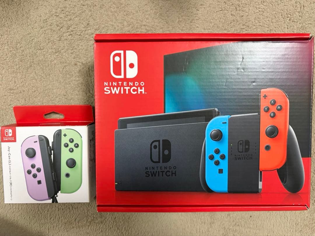 Nintendo Switch 本体 赤/青/緑/紫
