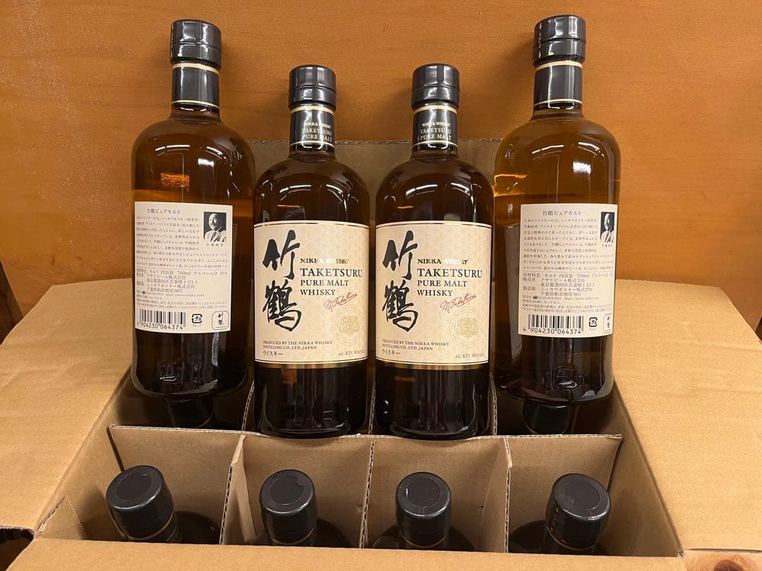 ニッカウイスキー　竹鶴　12本