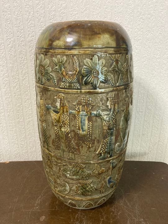 琉球古典焼エジプト紋45cm
