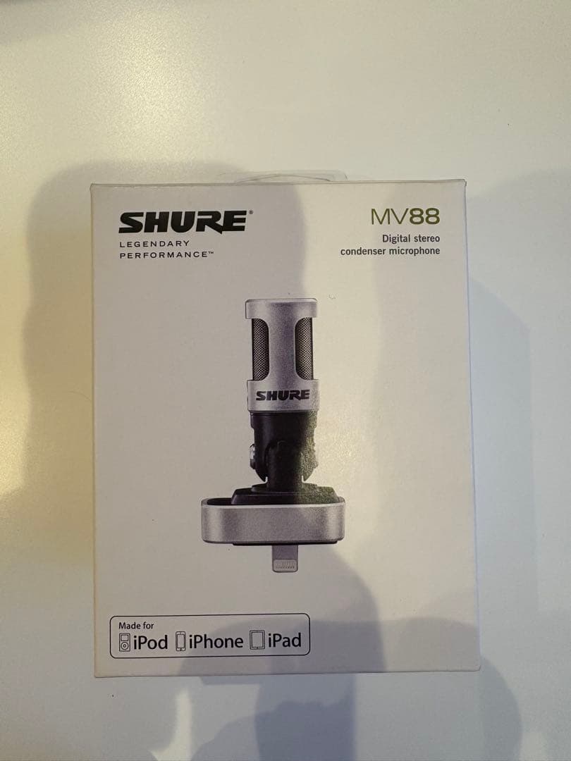 shure シュア　MV88 iPhone用　マイク