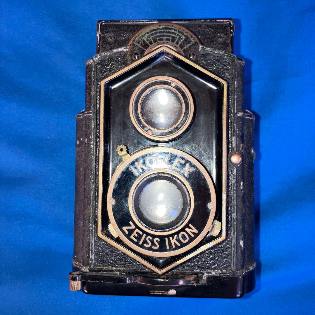 週末特価！イコフレックス二眼レフカメラ(コーヒー缶)