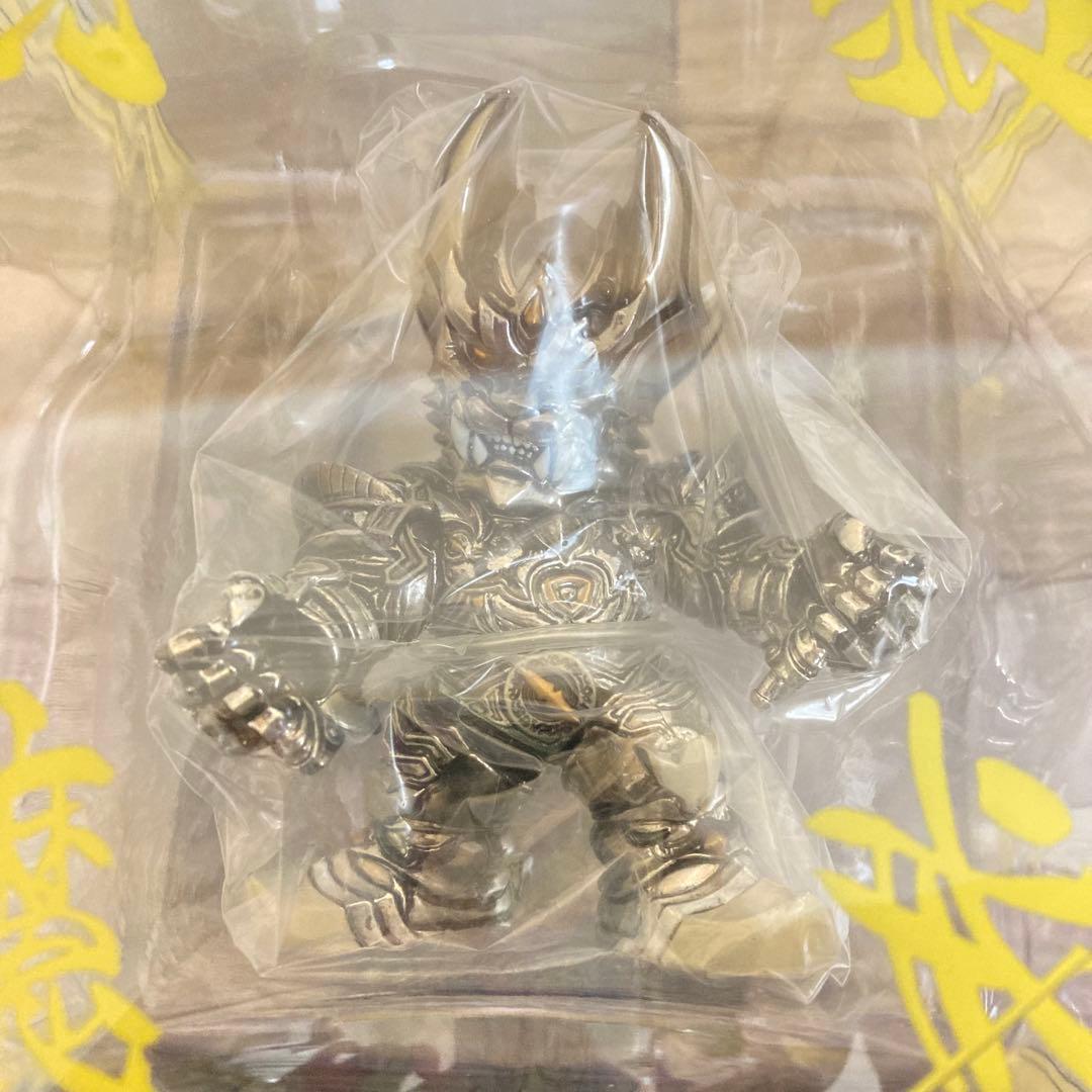 牙狼デフォルメ魔戒コレクション　黄金騎士ガロ　銀牙騎士ゼロ　メッキver. 新品