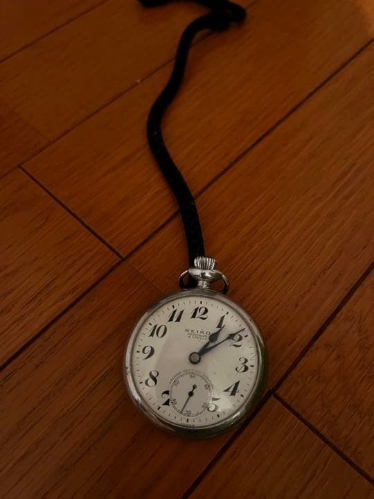 SEIKO製　鉄道懐中時計　鉄道部品
