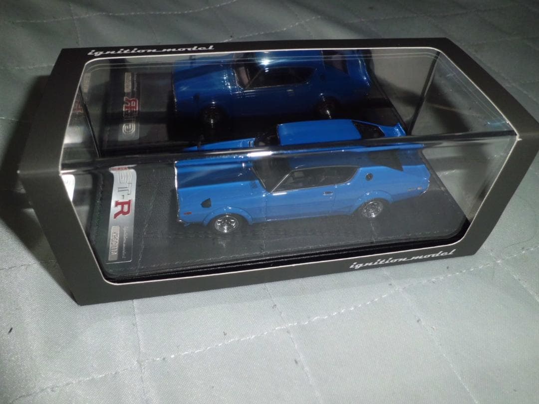 【現状品】イグニッションモデル 1/43 スカイライン 2000GT-R ブルー
