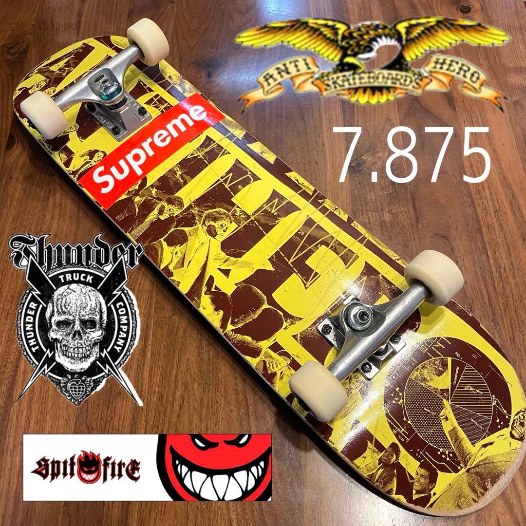 スケートボード　コンプリート　スケボー　アンチヒーロー　スピットファイア