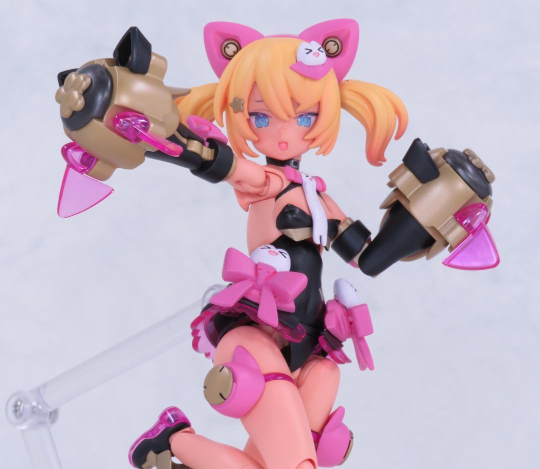 た*ー様 PUNI☆MOFU 黒マオ 改修 全塗装 完成品 コトブキヤ プラモデ