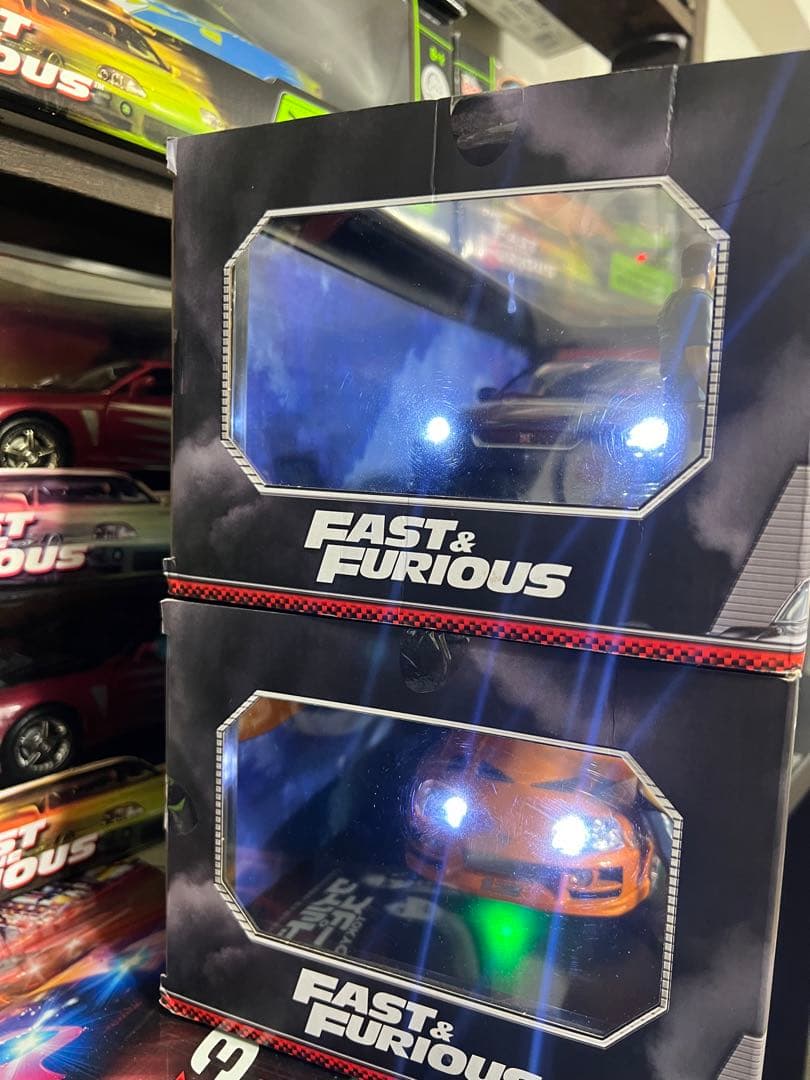 FAST&FURIOUS 1/18 GT-R & SUPRA LEDギミック