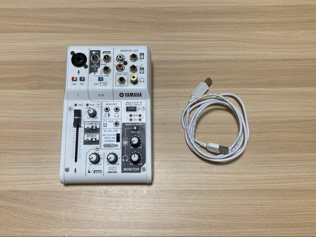 YAMAHA ウェブキャスティングミキサーオーディオインターフェース AG03