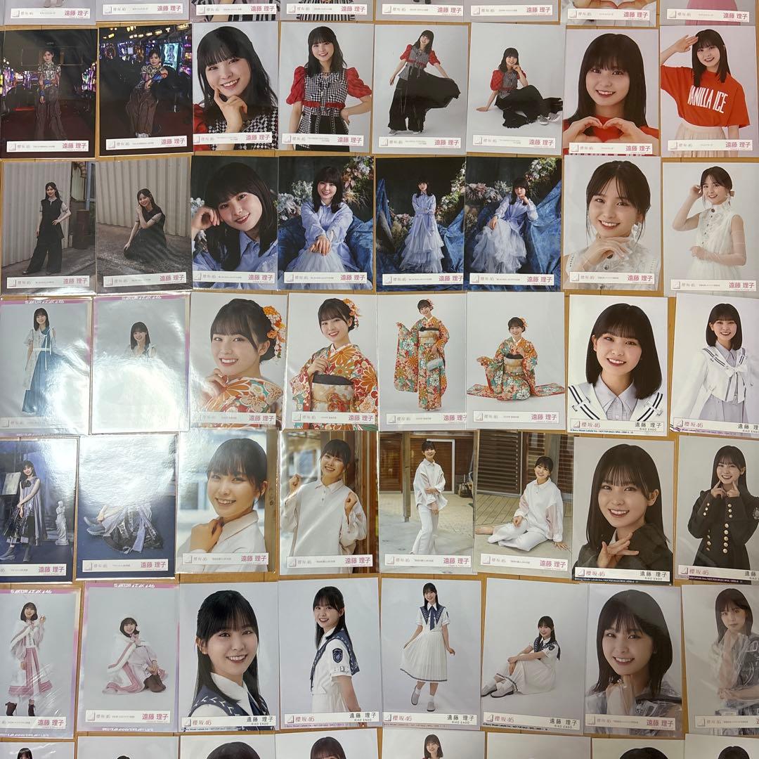 【最終値下げ】遠藤理子 生写真 34コンプ 櫻坂46
