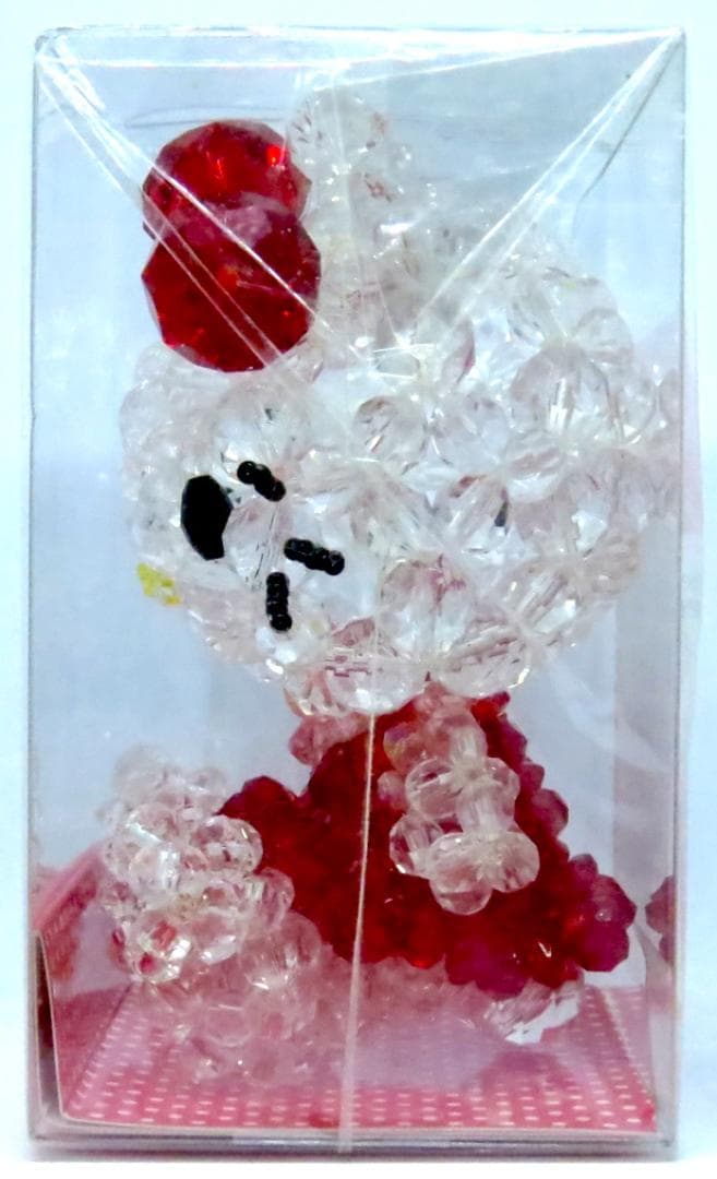 【新品・超レア】ハローキティ40周年 キティちゃん ガラスビーズマスコット