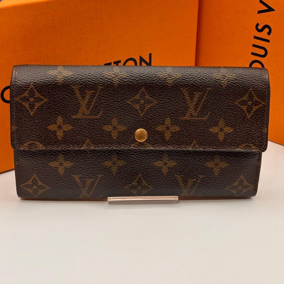 【鑑定済み】✨ルイヴィトン✨ポルトフォイユ サラ✨二つ折り財布 モノグラム