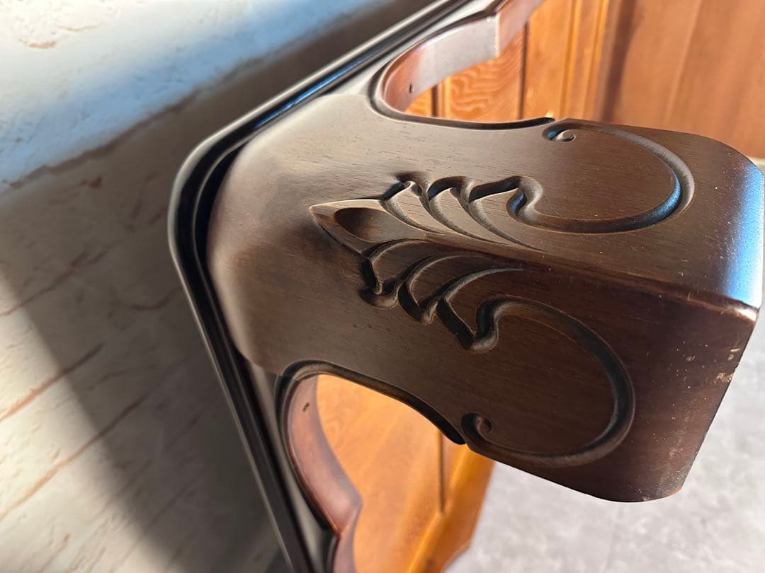 【IDC大塚家具】大型 座卓 無垢調 重厚 木製 和モダン 高級座卓