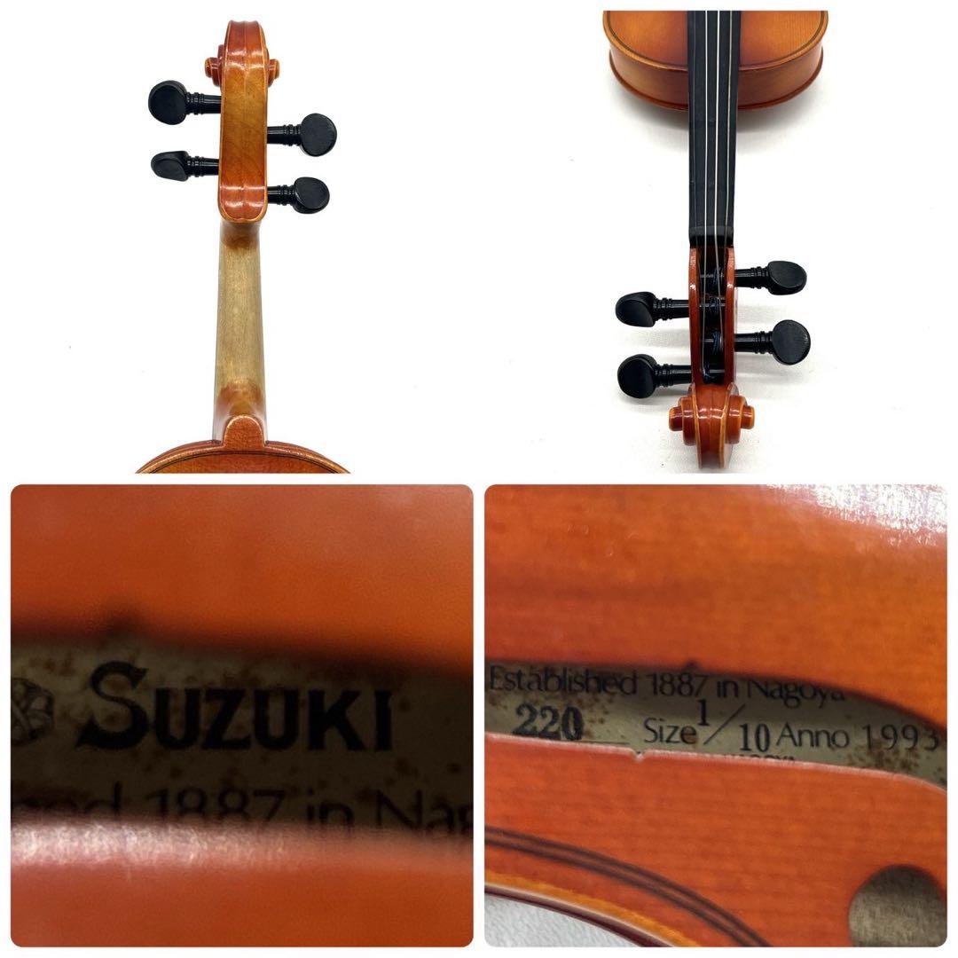 SUZUKI スズキ バイオリン No.220 1/10 幼児用 ケース付き