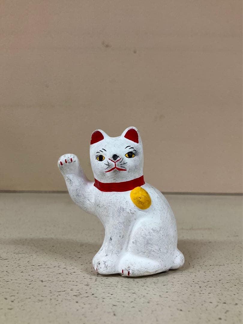 招き猫　今戸焼　人形