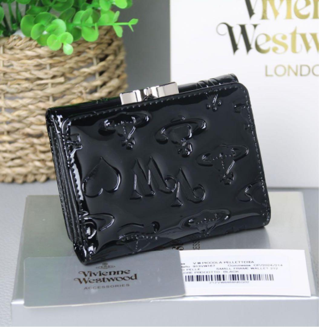 Vivienne Westwood ヴィヴィアン 三つ折り財布 レザー(:’