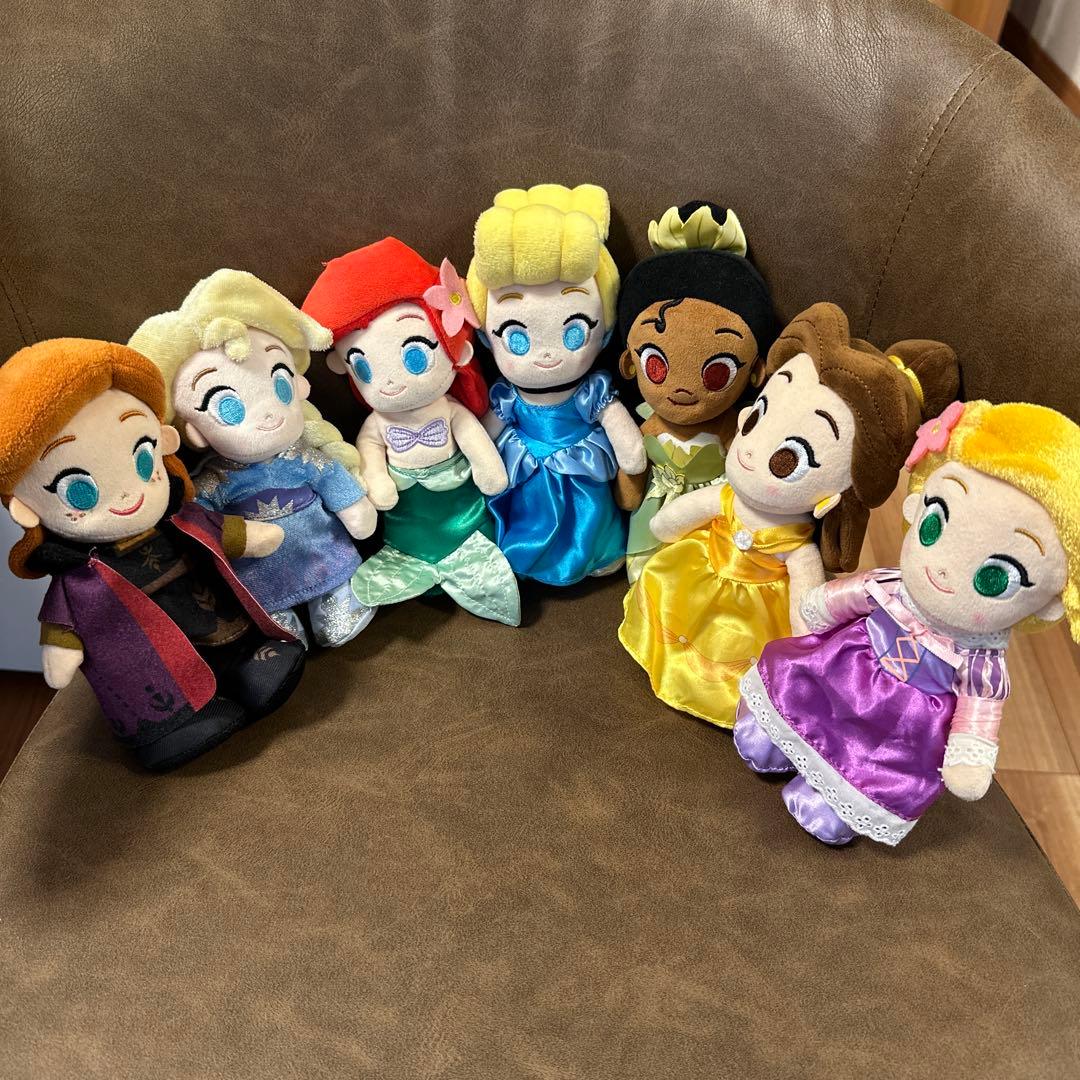 ディズニープリンセスぬいもーずセット