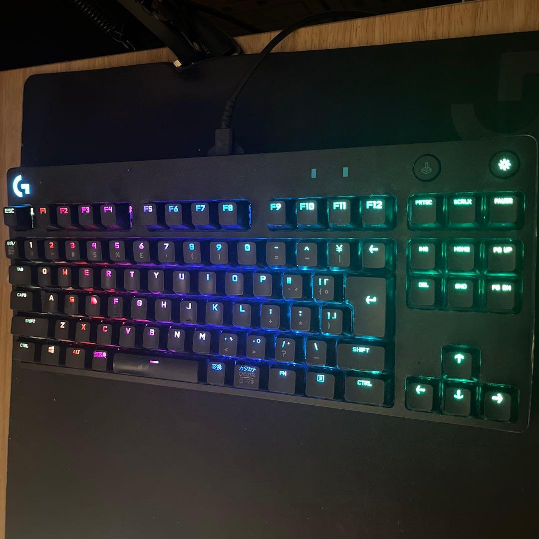 Logitech G Pro RGB有線キーボード本体