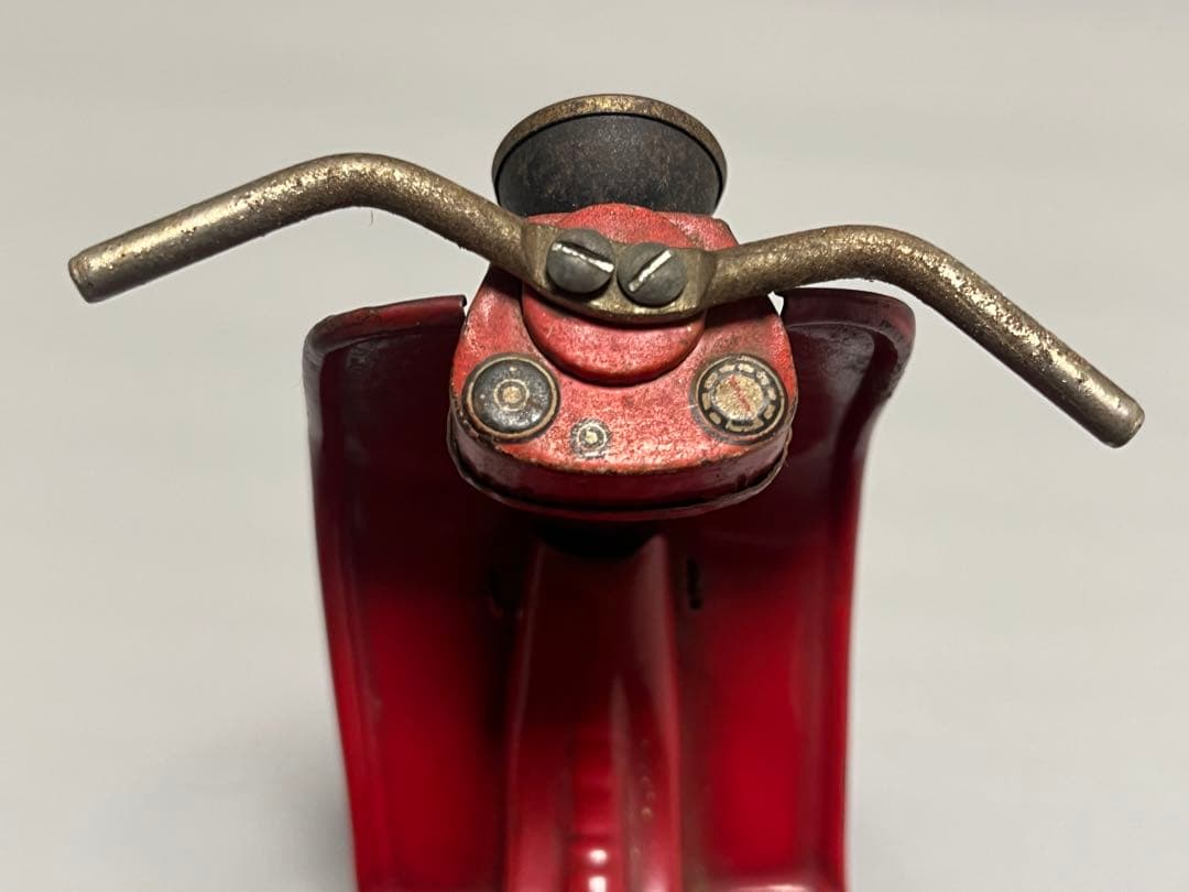 ブリキ のスクーター、旧バンダイのシルバーピジョン、ビンテージ