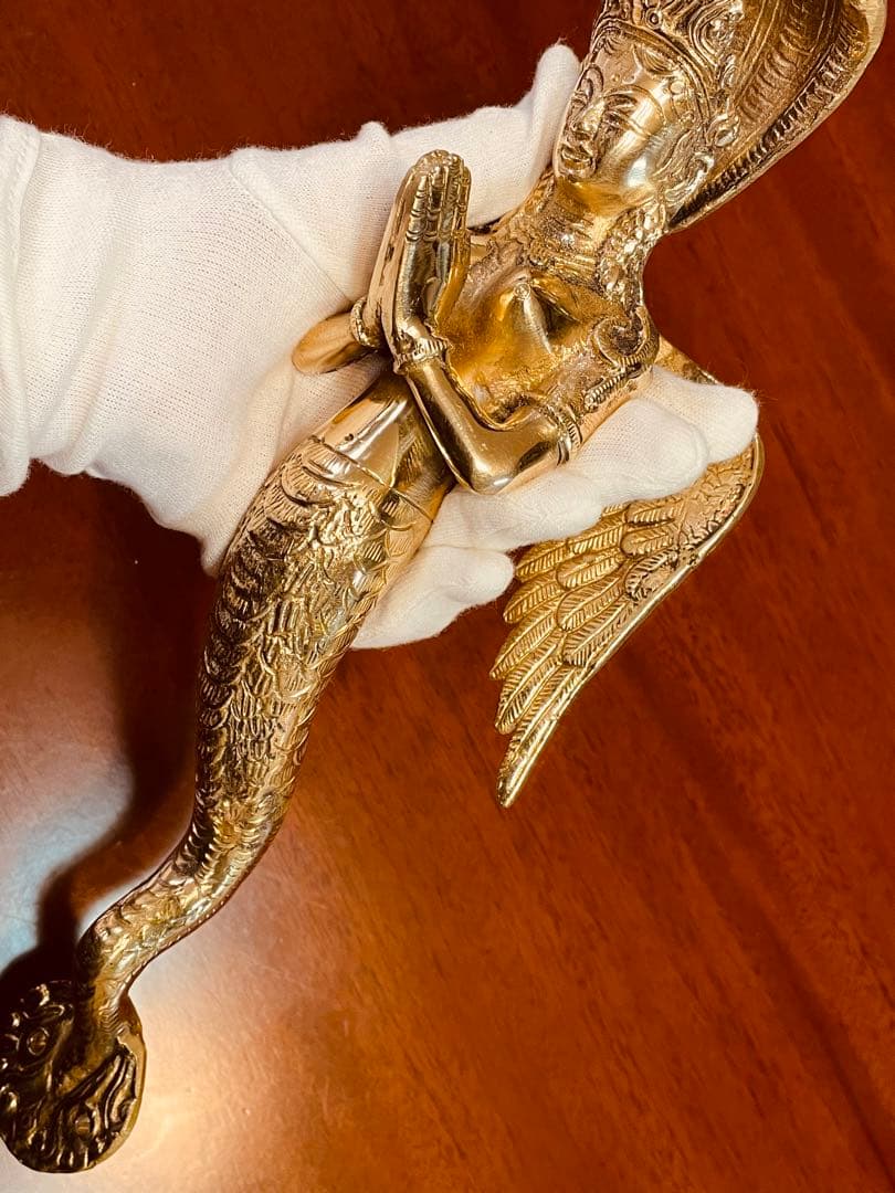 新品 送料無料 ドアハンドル ナーガ 蛇神 竜神約32㎝特大⑦