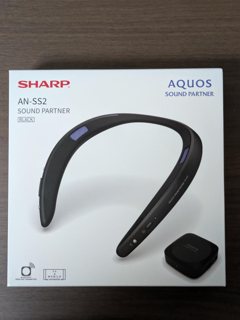 SHARP AN-SS2 ブラック ネックスピーカー