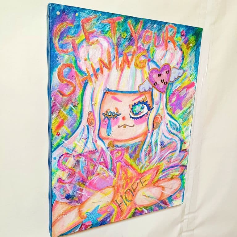 【一点物:イラストアートSALE】★GET YOUR SHINING STAR★