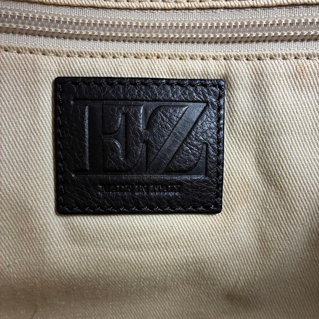 エルメネジルド ゼニア 2way レザー ビジネスバッグ ダークブラウン