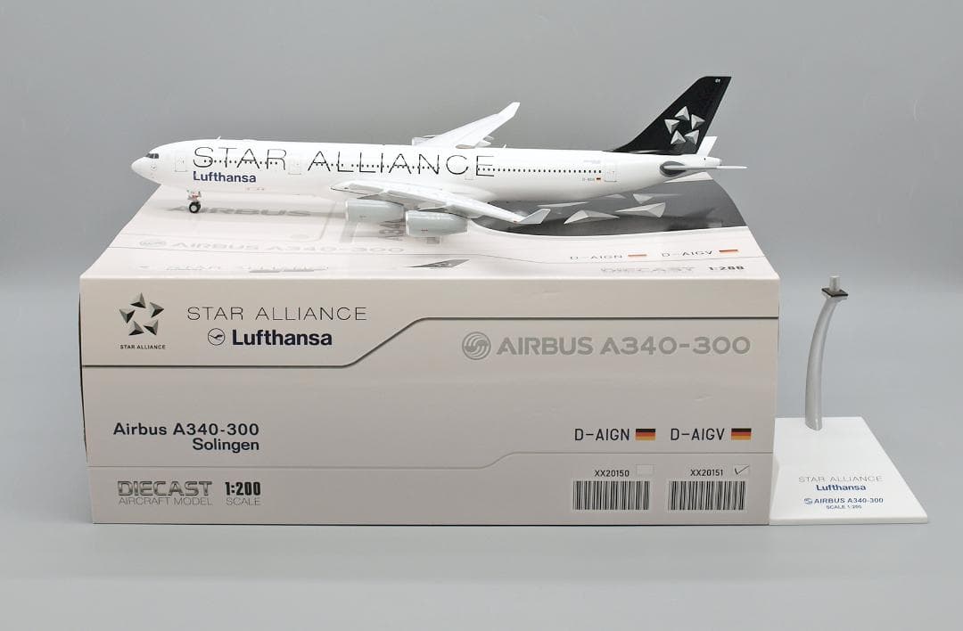 ルフトハンザ A340-300 D-AIGV 1/200