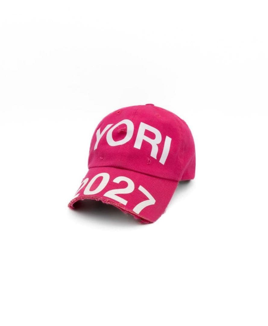 YORI 2027 ピンクキャップ