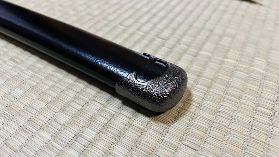 模造刀 陸奥守吉行拵え 龍目貫 龍透かし鍔 鐺付き 樋入り刀身 251020-2