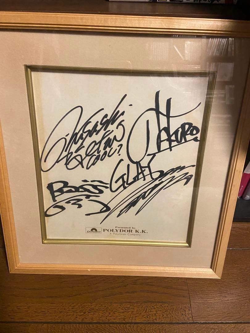 GLAY サイン色紙