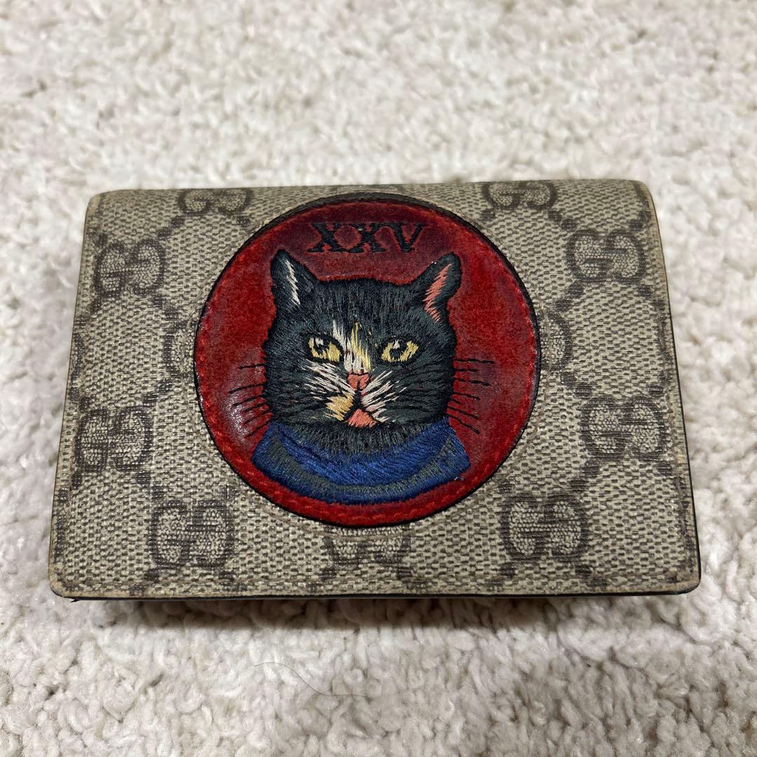 【GUCCI】ミスティックキャット財布 箱付き