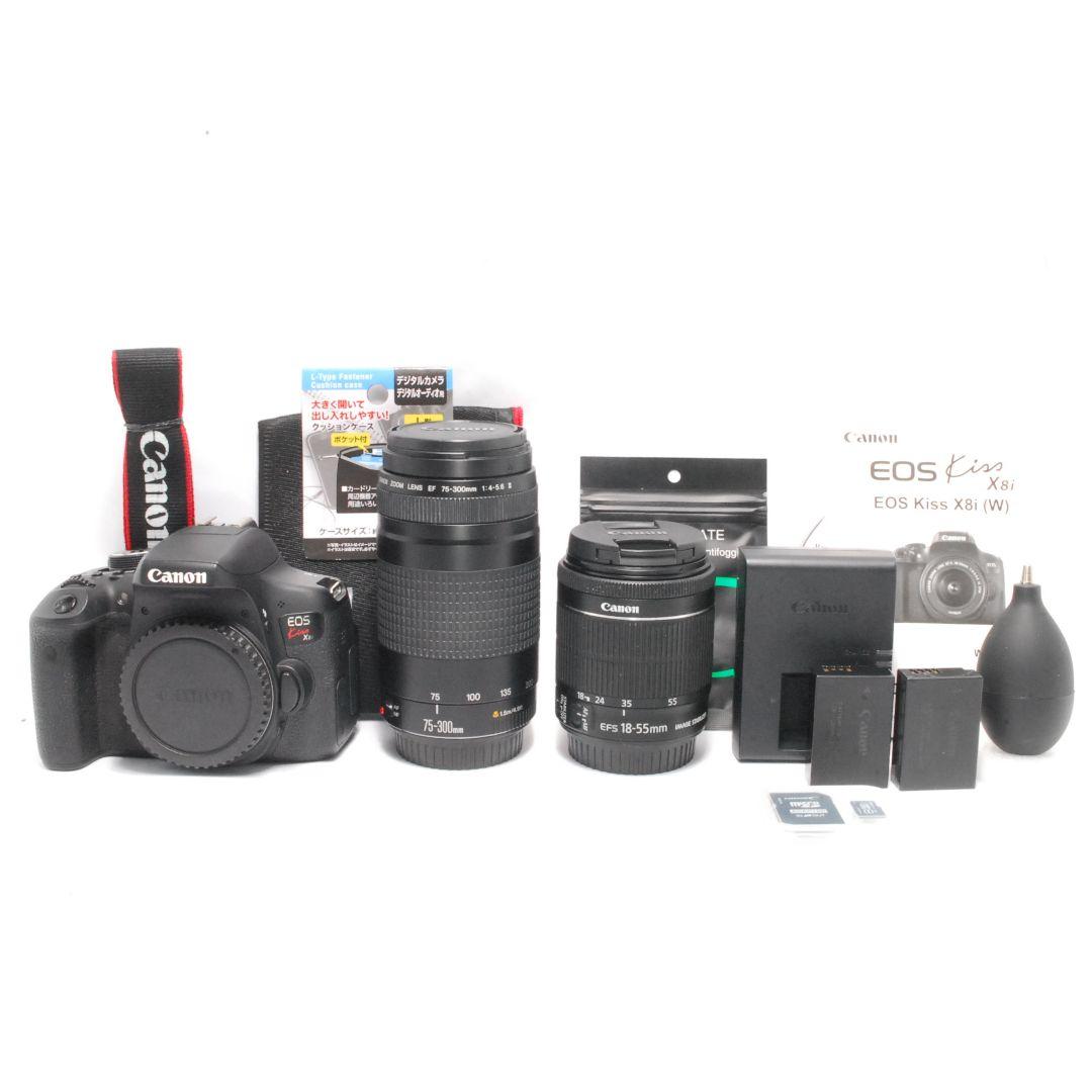❤即購入1000円OFF❤Canon Kiss X8i Wi-Fi 望遠レンズ