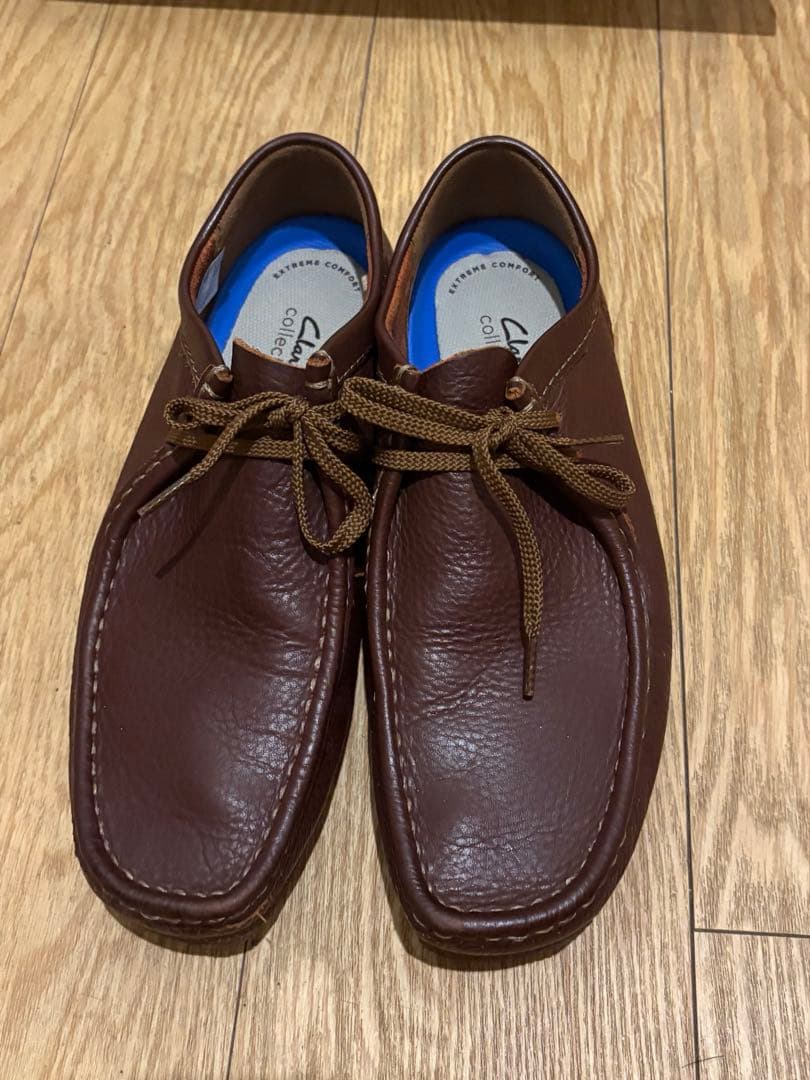 Clarks ブラウン （シボ皮）
