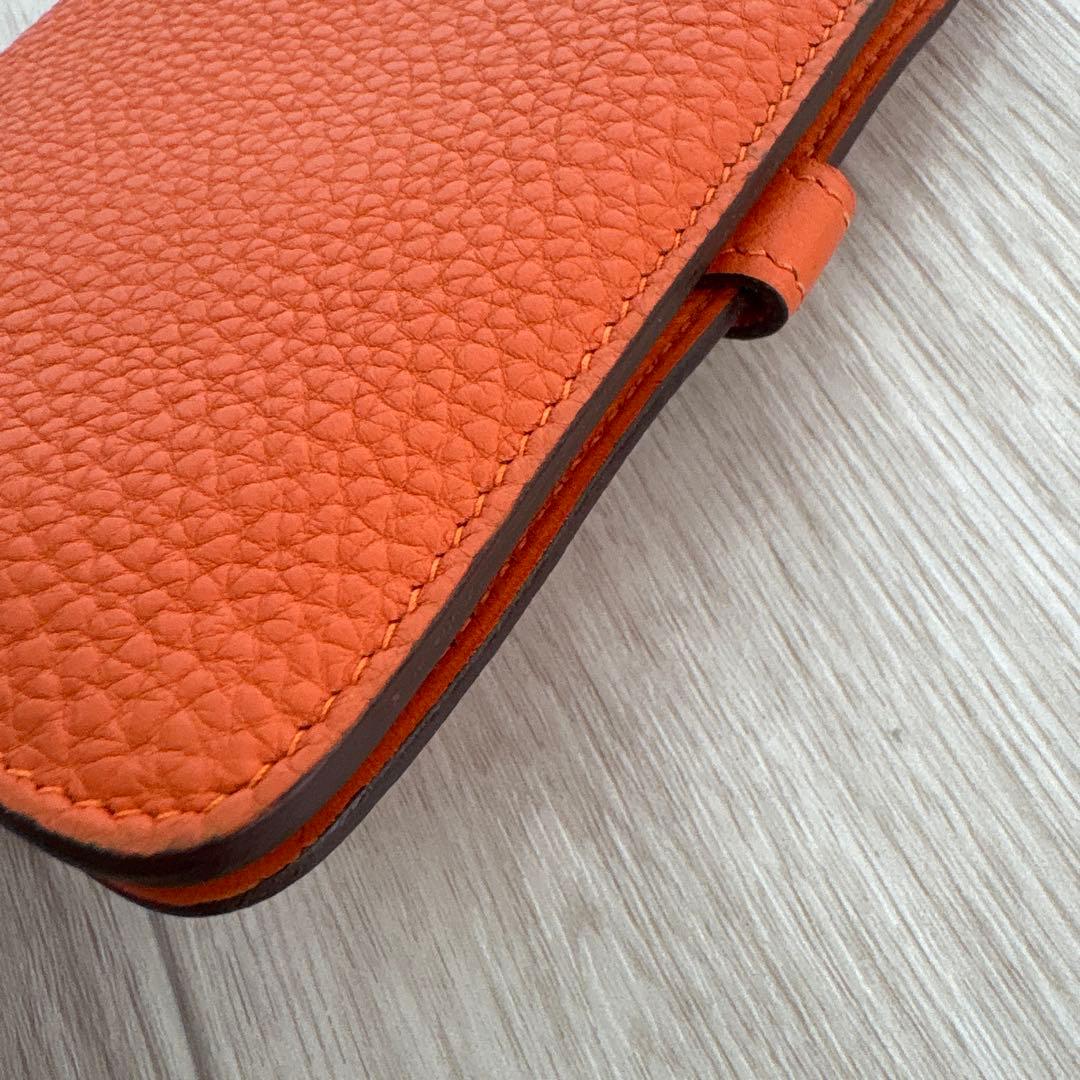 エルメス　ドゴン　コンパクト　二つ折り財布