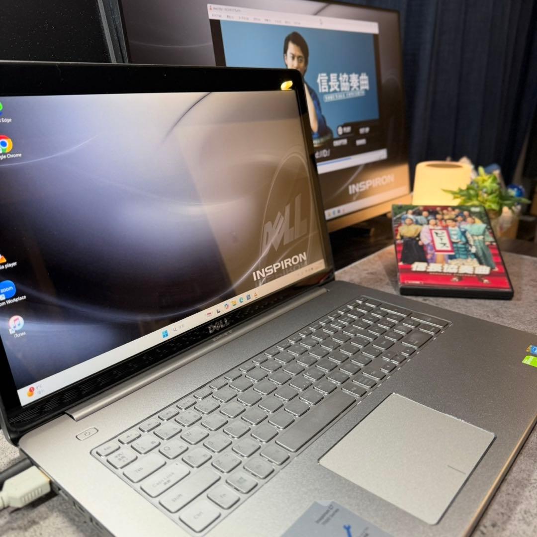 DELLノートパソコン 美品 i7 新品SSD1TB 大画面 タッチパネル 静音