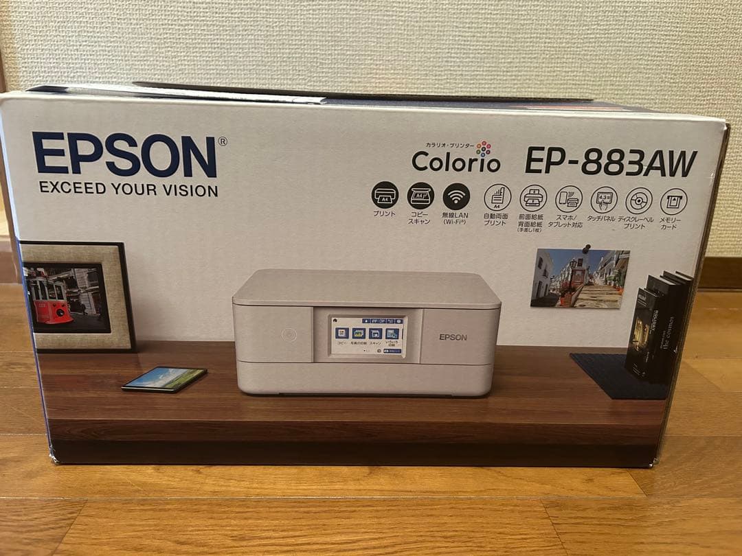 EPSON エプソン　カラリオ•プリンター　EP-883AW