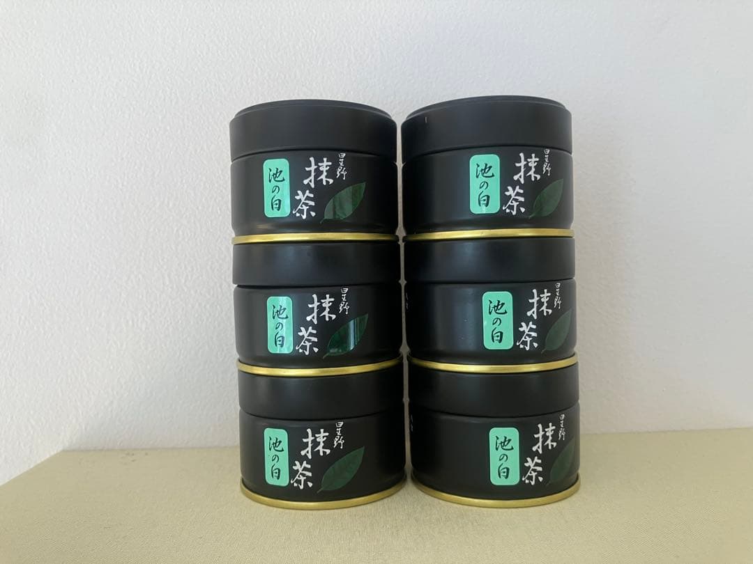 星野製茶園　池の白　抹茶 6缶セット 20g