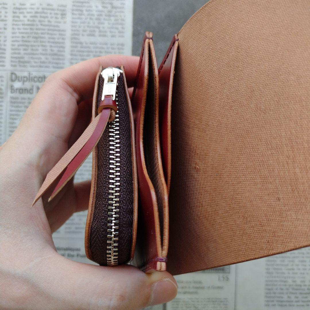 やや訳あり　総コードバン　ショートトラッカー　ウォレット