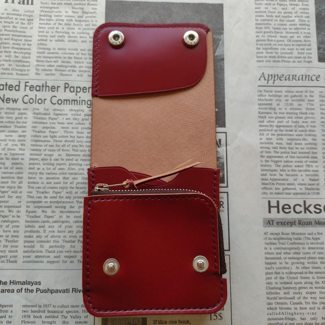 やや訳あり　総コードバン　ショートトラッカー　ウォレット