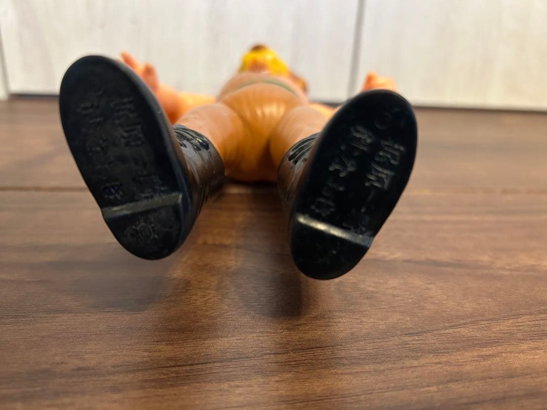 ザ・ライオンマン　ソフビ　タイガーマスク　当時物　中島製作所　昭和レトロ