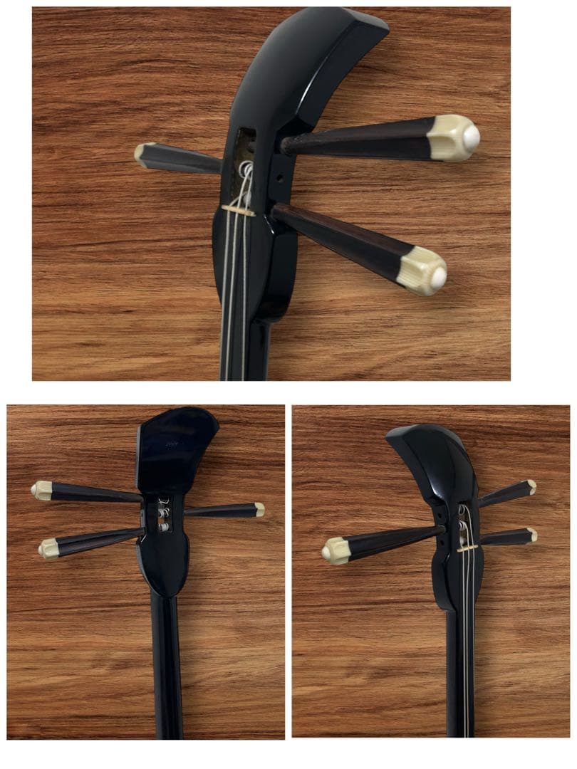 【ネッシー】沖縄三線 蛇本革布生地ソフトカバー＆弦３本＆駒