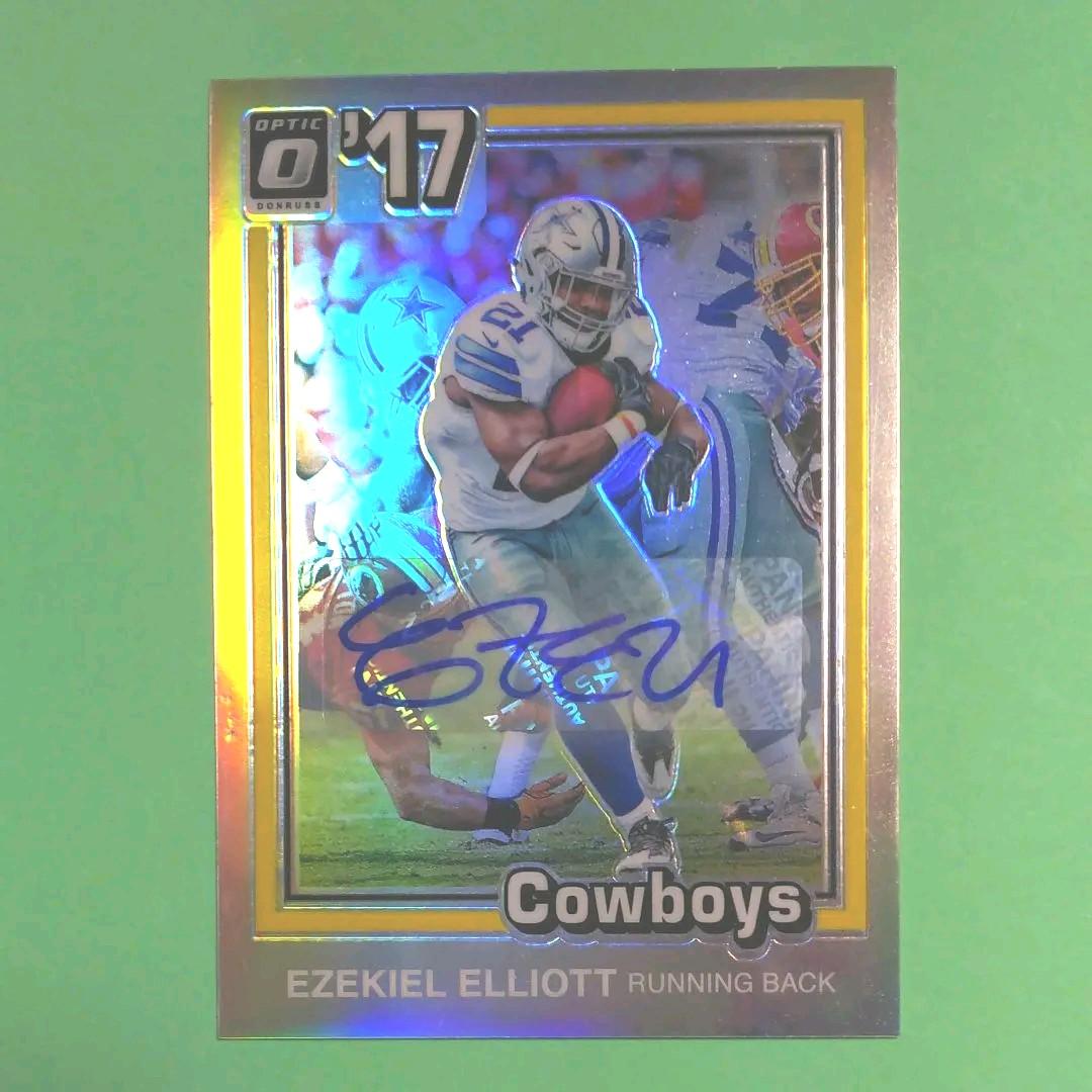 EZEKIEL ELLIOTT　エゼキエル エリオット　直筆サインカード　NFL