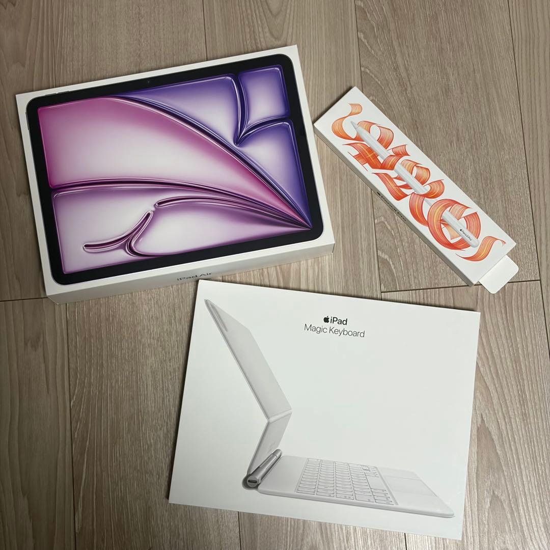 セット iPad AirM2 MagicKeyboard Applepencil